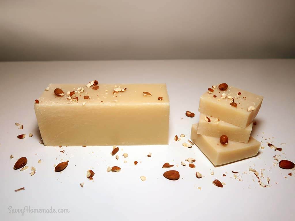 Basic homemade soap that leaves skin feeling soft and smooth
