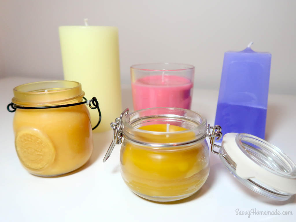 diy scented candles made at home